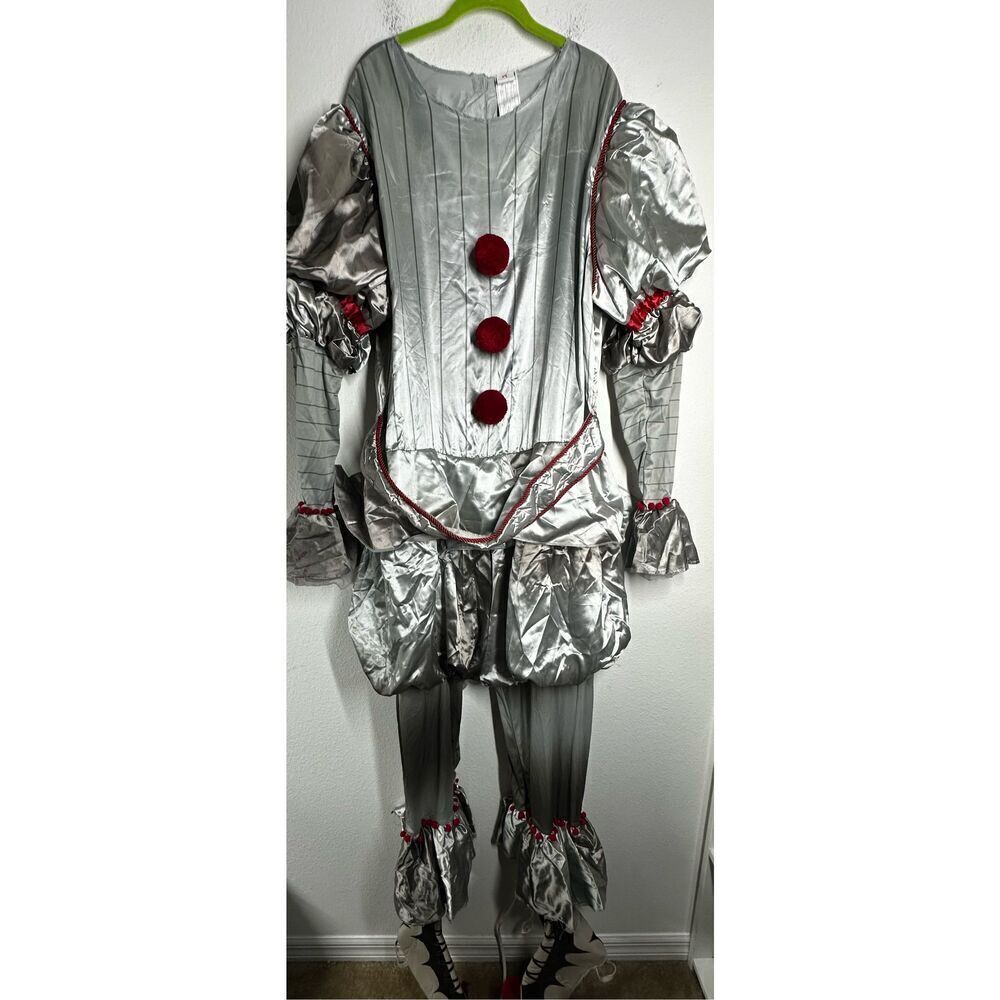 IT 2 Pennywise Clown Outfit Cosplay Costume Stephen King Adult Men Women One Sz